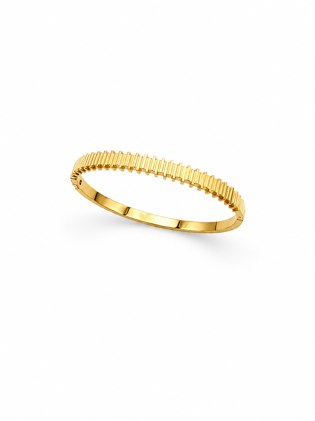 Aurelia Ridge Textured Bangle