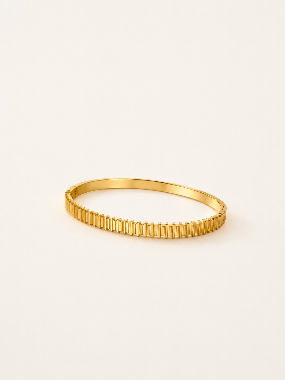 Aurelia Ridge Textured Bangle