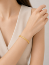 Aurelia Ridge Textured Bangle