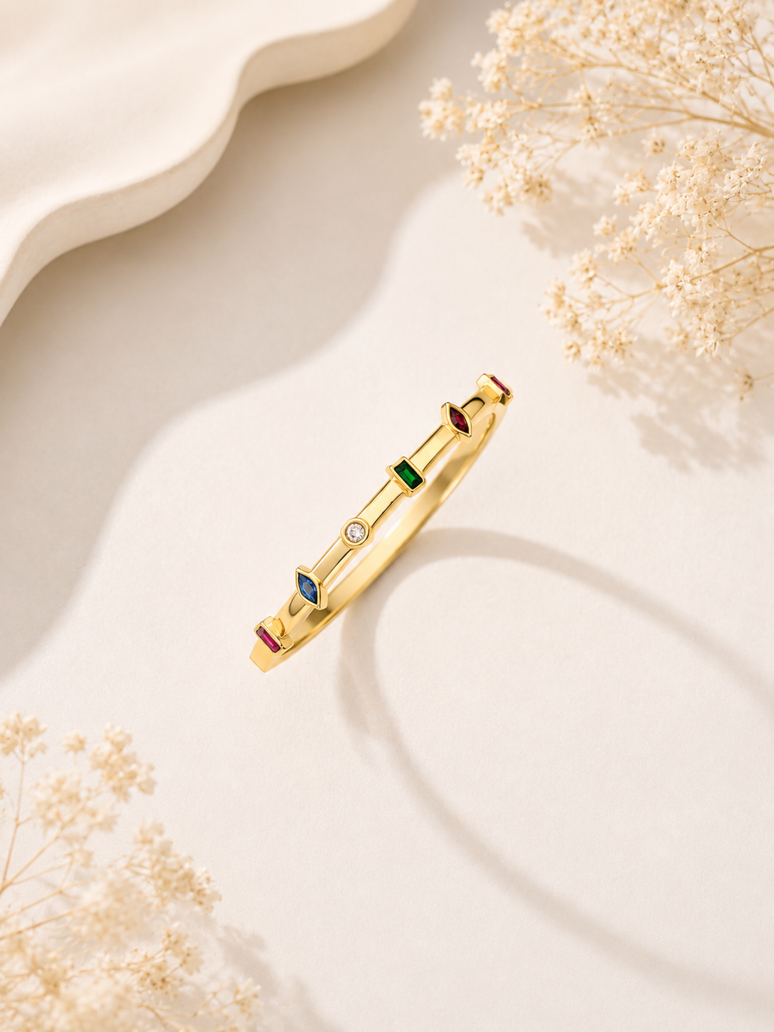 Scarlet Emerald Luxe Bracelet
