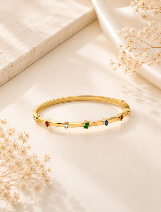 Scarlet Emerald Luxe Bracelet