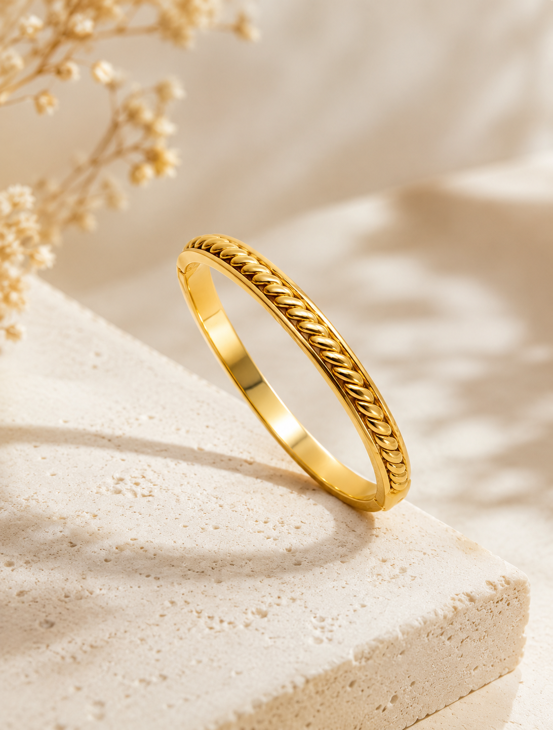 Aurelia Rope Edge Bangle