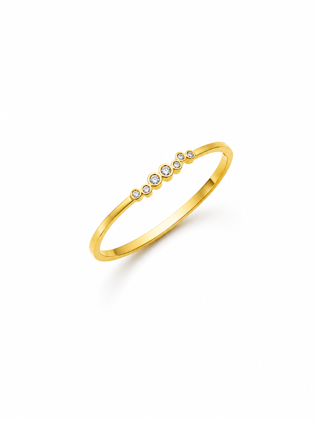 Aurora Crystal Cluster Bangle