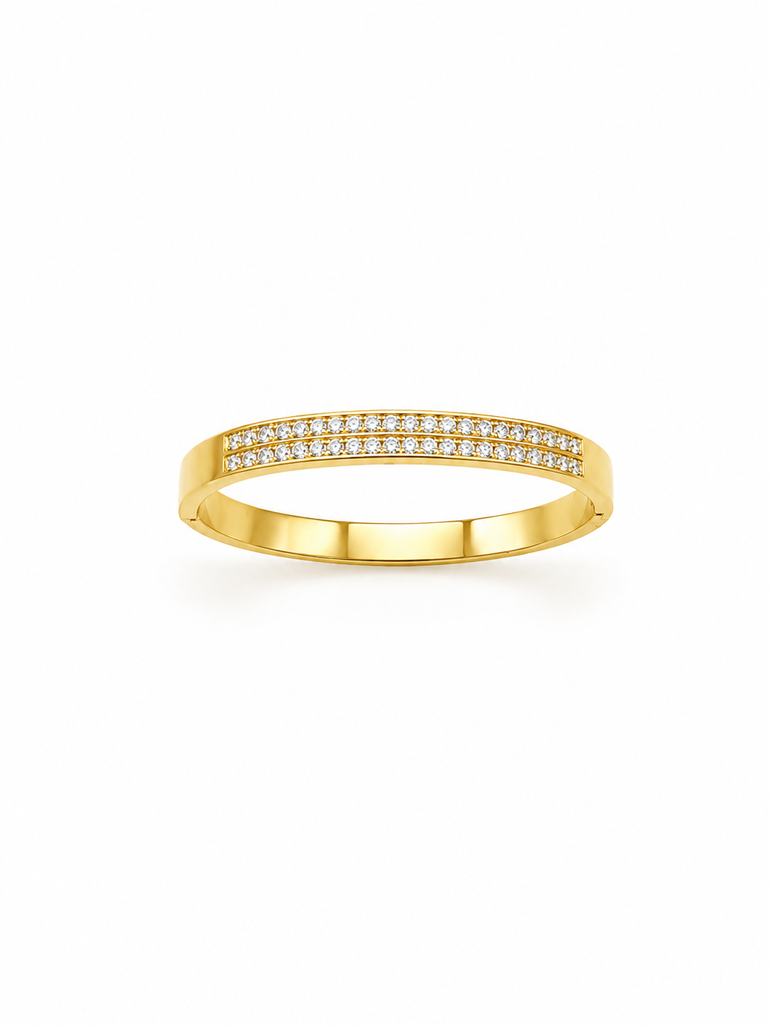 Double Row Crystal Bracelet