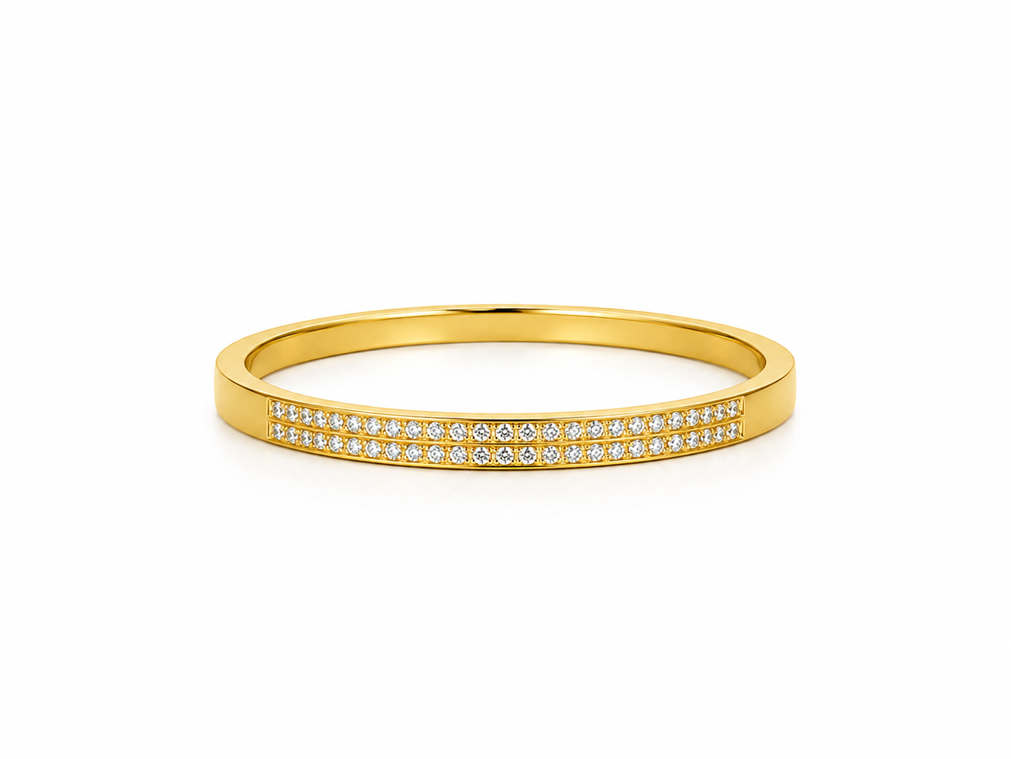 Double Row Crystal Bracelet