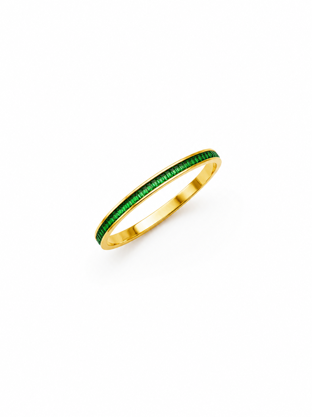 Emerald Luxe Tennis Bangle