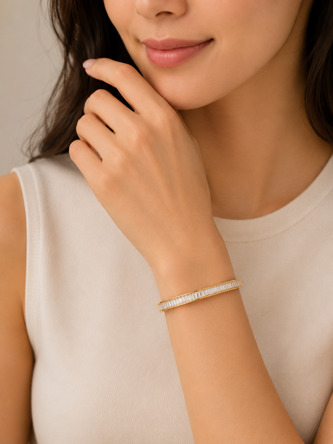 Eternelle Crystal Tennis Bangle