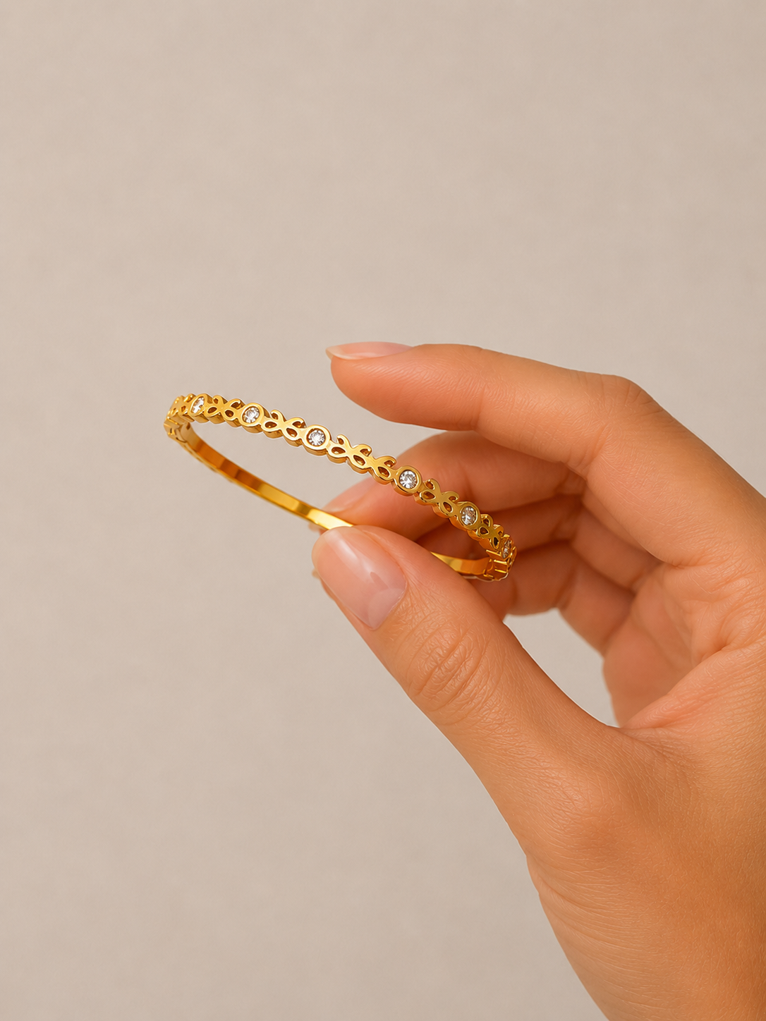 Celestia Bow Crystal Bracelet