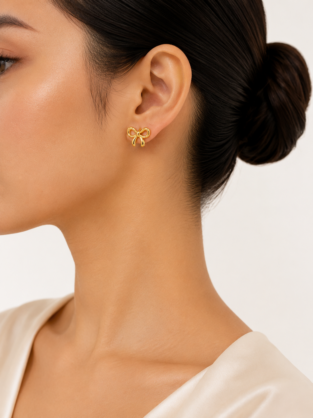 Petite Bow Stud Earrings