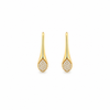Pavé Teardrop Stud Earrings