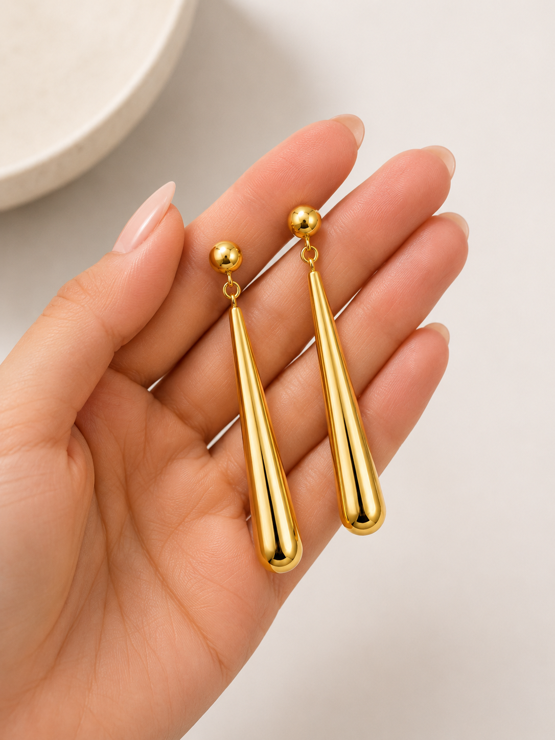 Classic Drop Bar Earrings