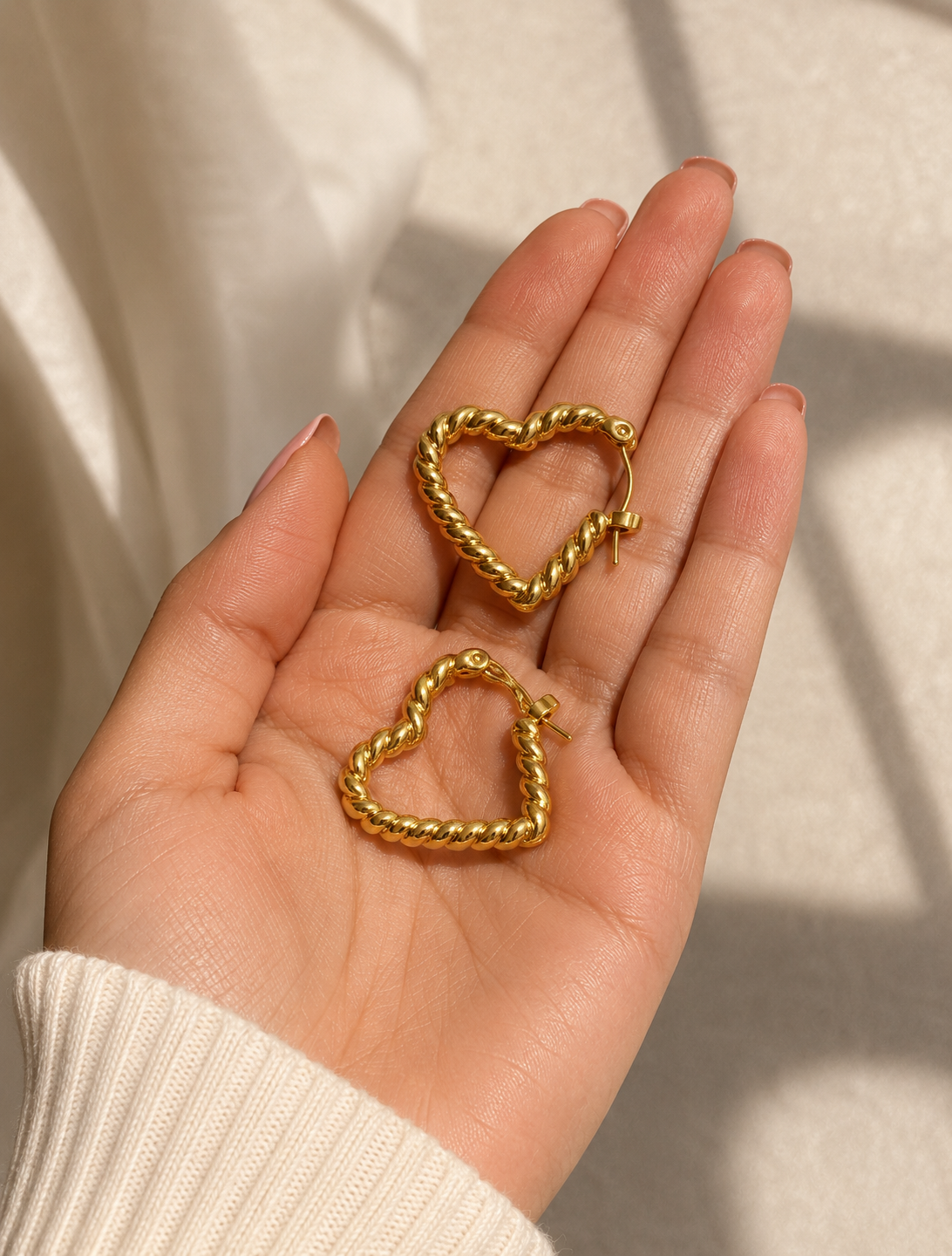 Twisted Heart Hoops