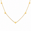 Dainty Heart Station Necklace