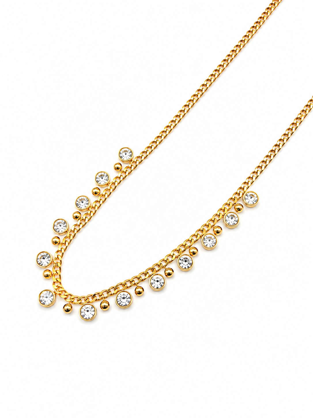 Crystal Tennis Style Necklace