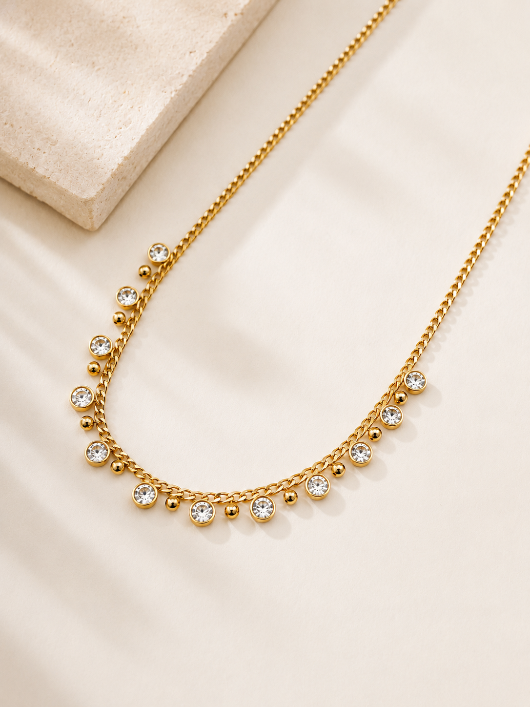 Crystal Tennis Style Necklace