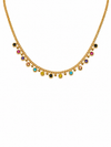 Multicolor Crystal Charm Necklace