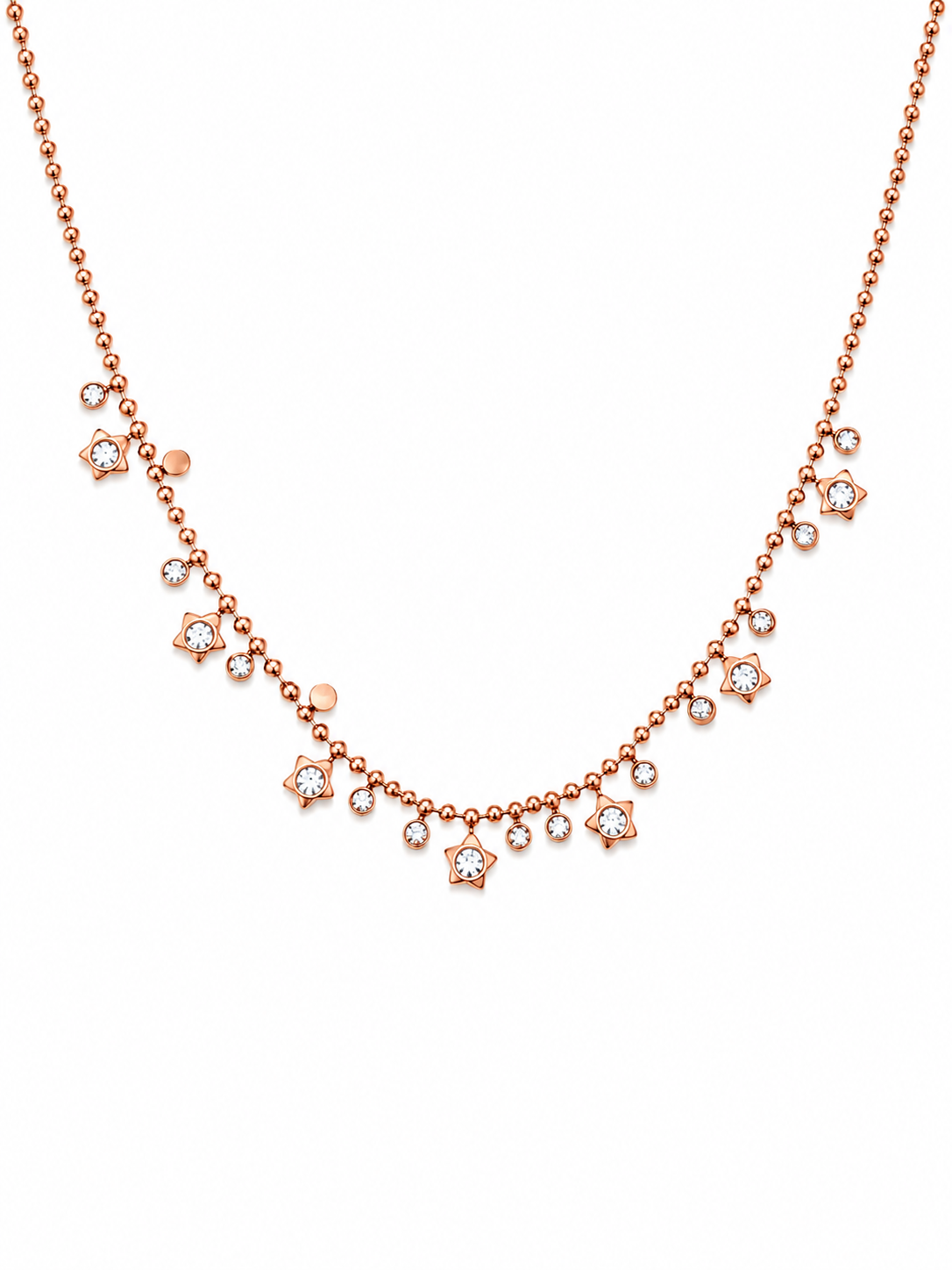 Rose Gold Star Charm Necklace