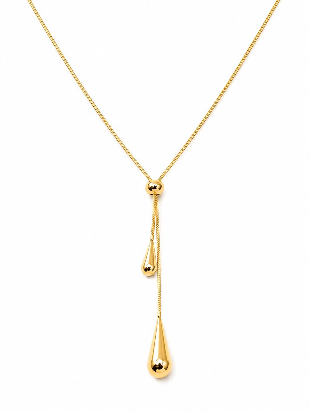 Tie-Drop Necklace