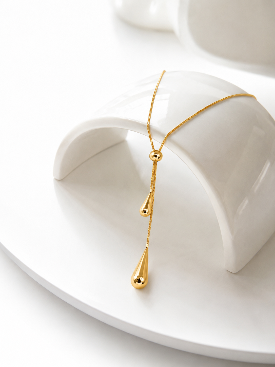 Tie-Drop Necklace