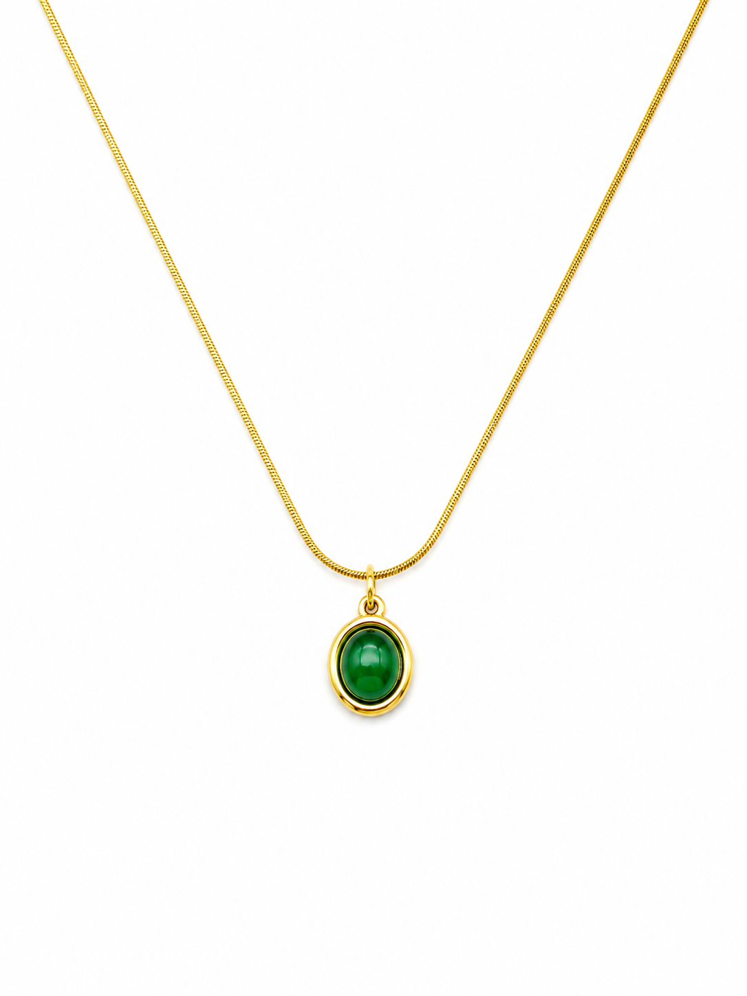 Emerald Oval Pendant