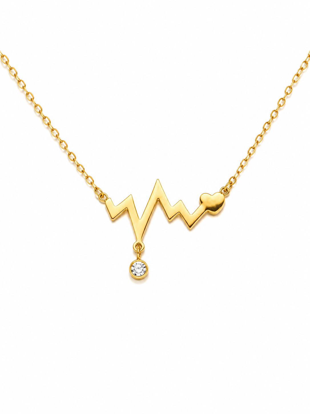 Heartbeat Charm Necklace