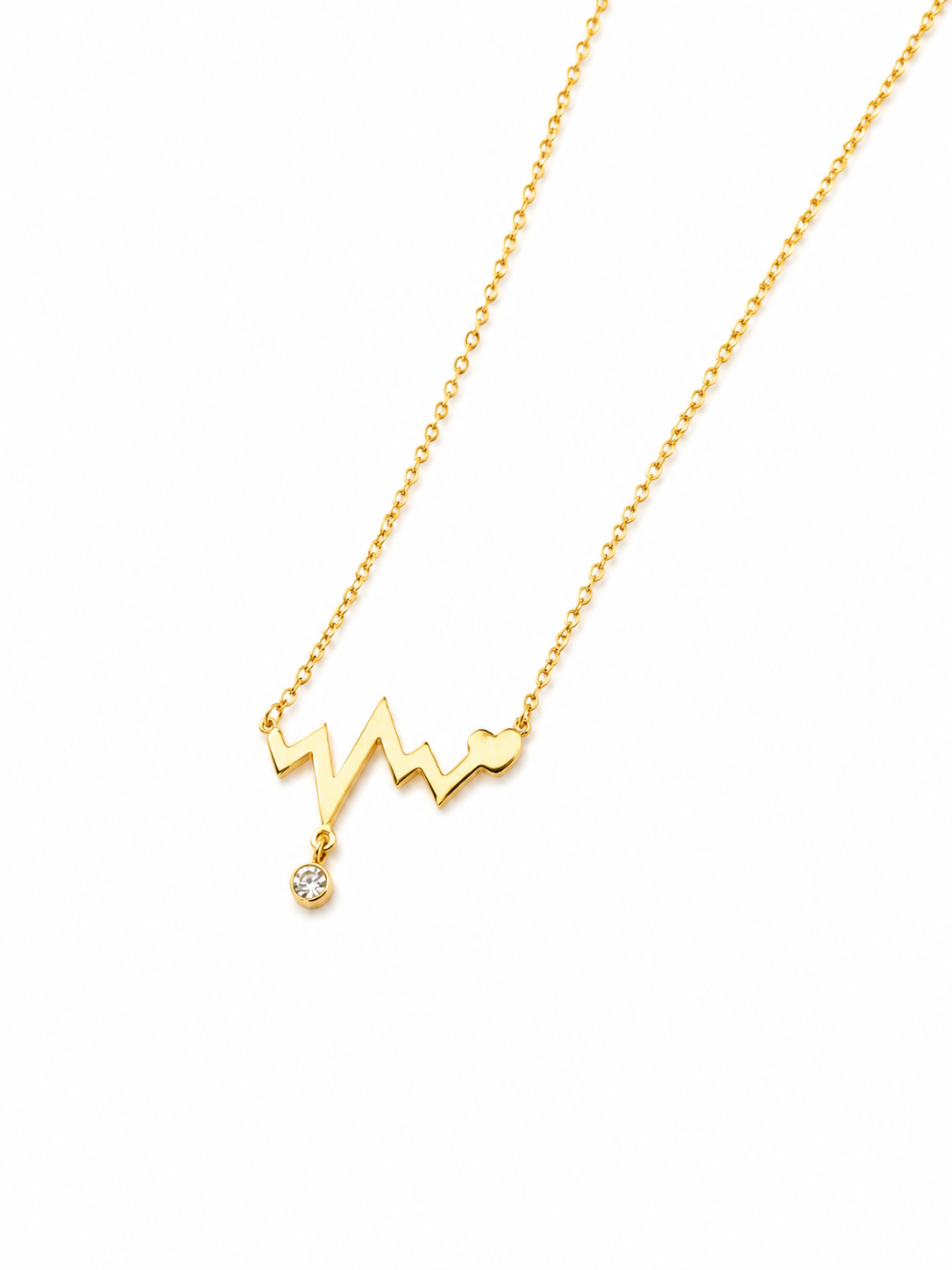 Heartbeat Charm Necklace