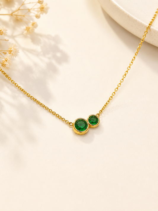 Emerald Duo Pendant