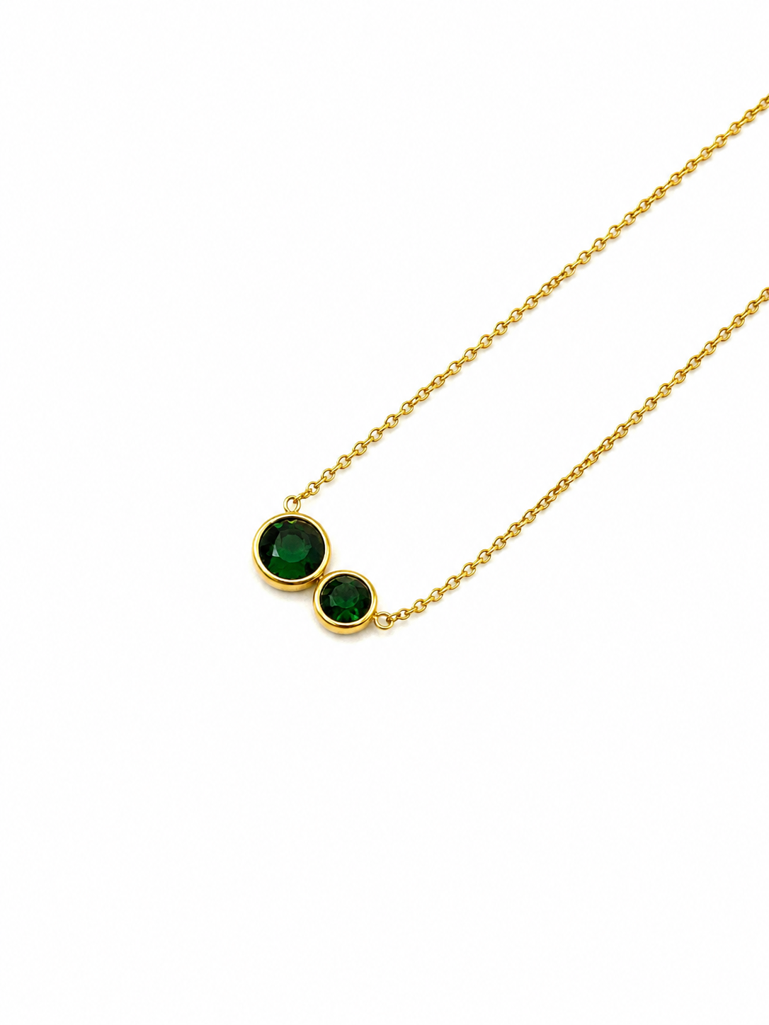 Emerald Duo Pendant