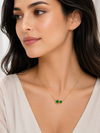 Emerald Duo Pendant