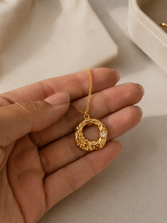 Floral Halo Pendant