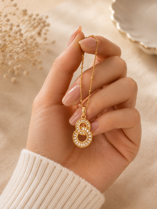 Crystal Swan Pendant