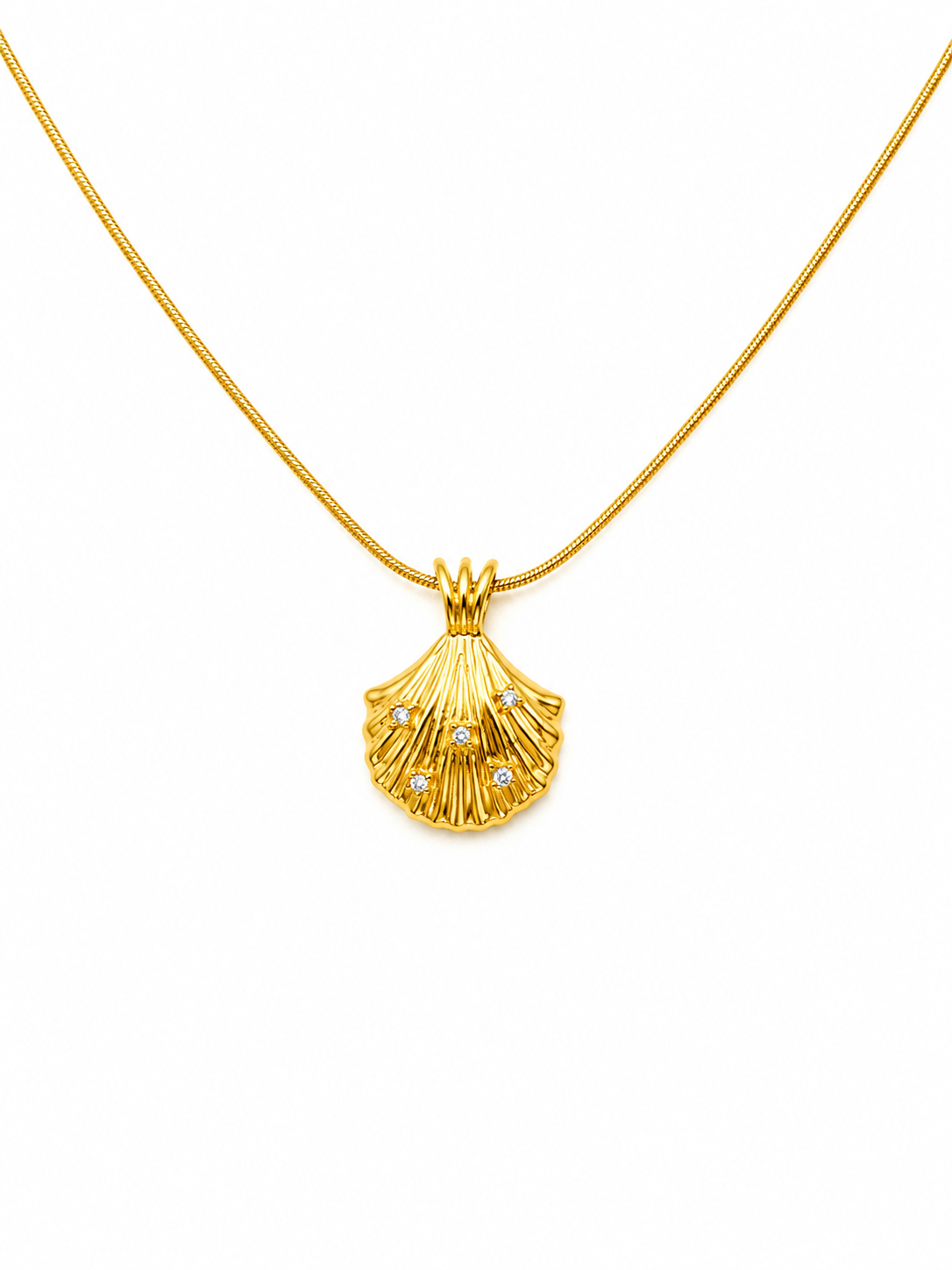 Seashell Crystal Pendant