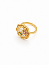 Floral Enamel Ring